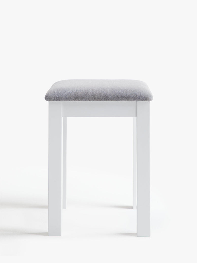 John Lewis Wilton upholstered stool with painted finish, British brand