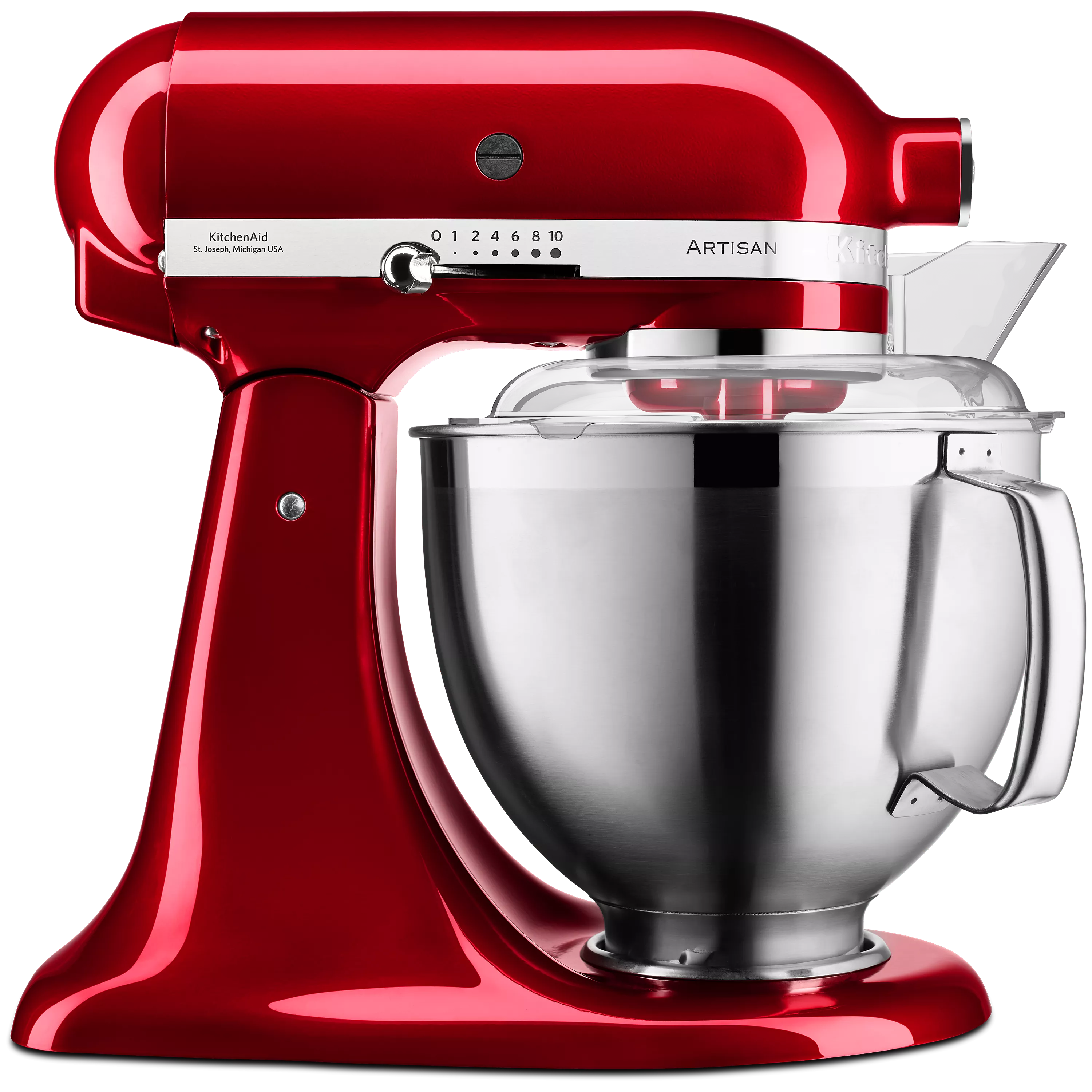 KitchenAid 185 Artisan 4.8L Stand Food Mixer, Red