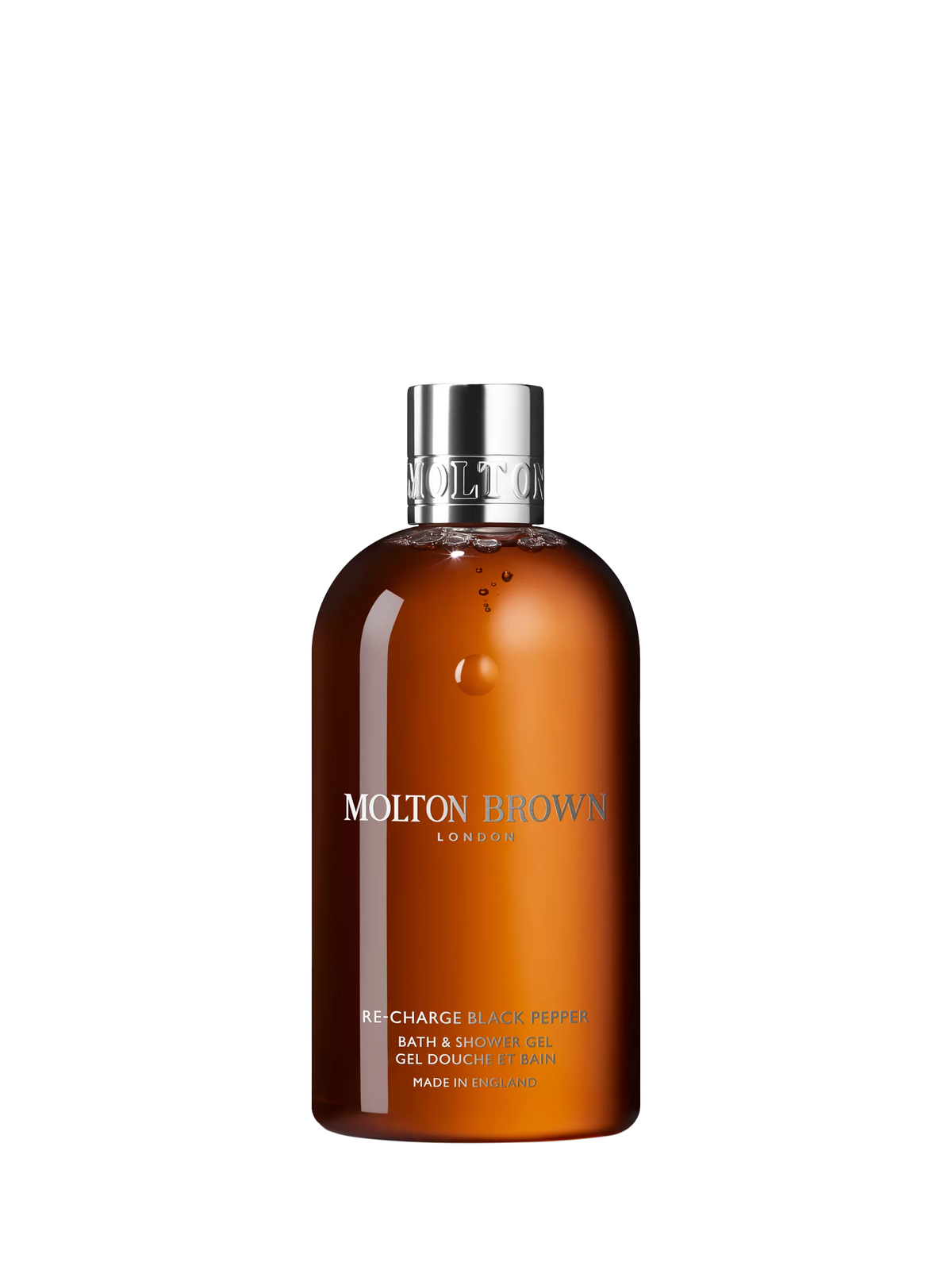 Molton Brown Black Pepper Bath and Shower Gel 300ml, imported from the UK