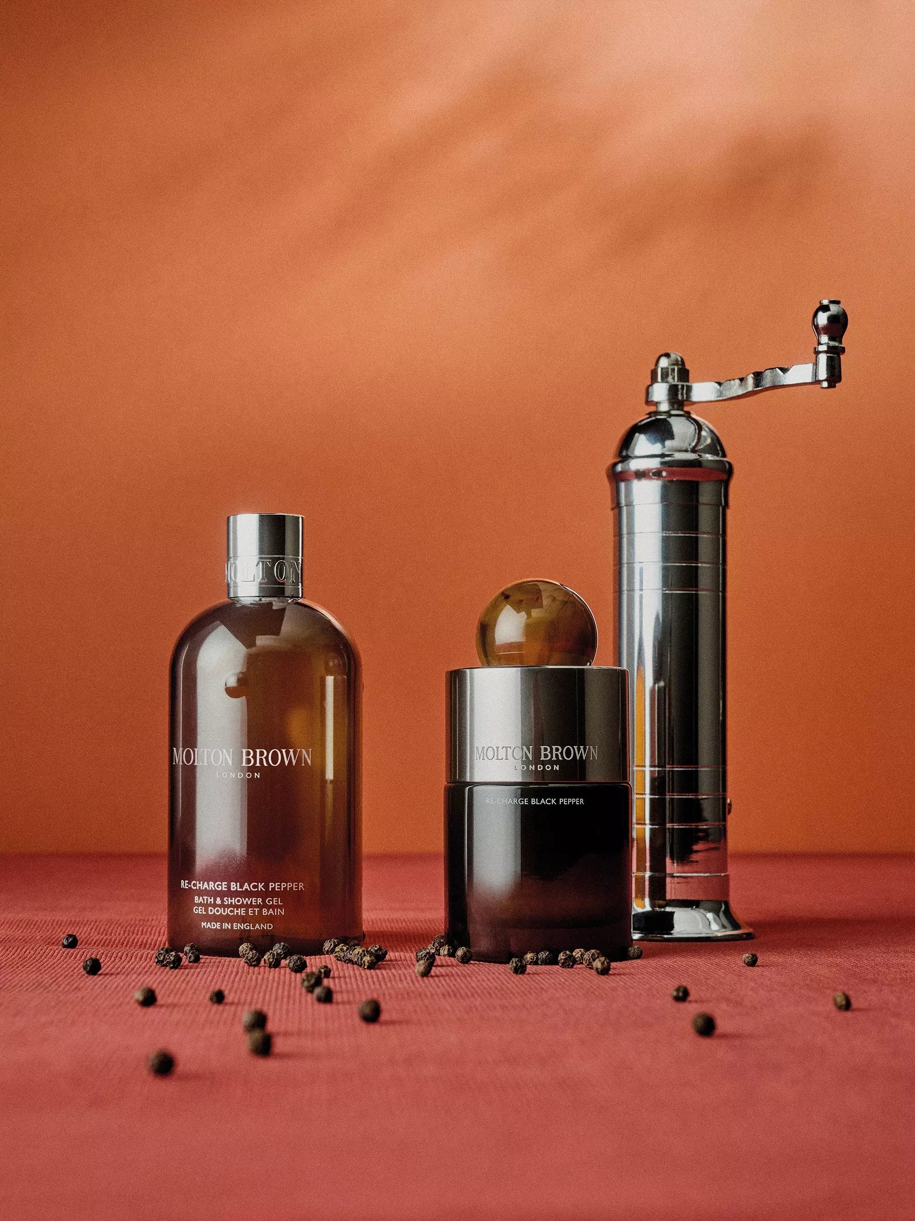 Molton Brown Black Pepper Bath and Shower Gel 300ml, imported from the UK