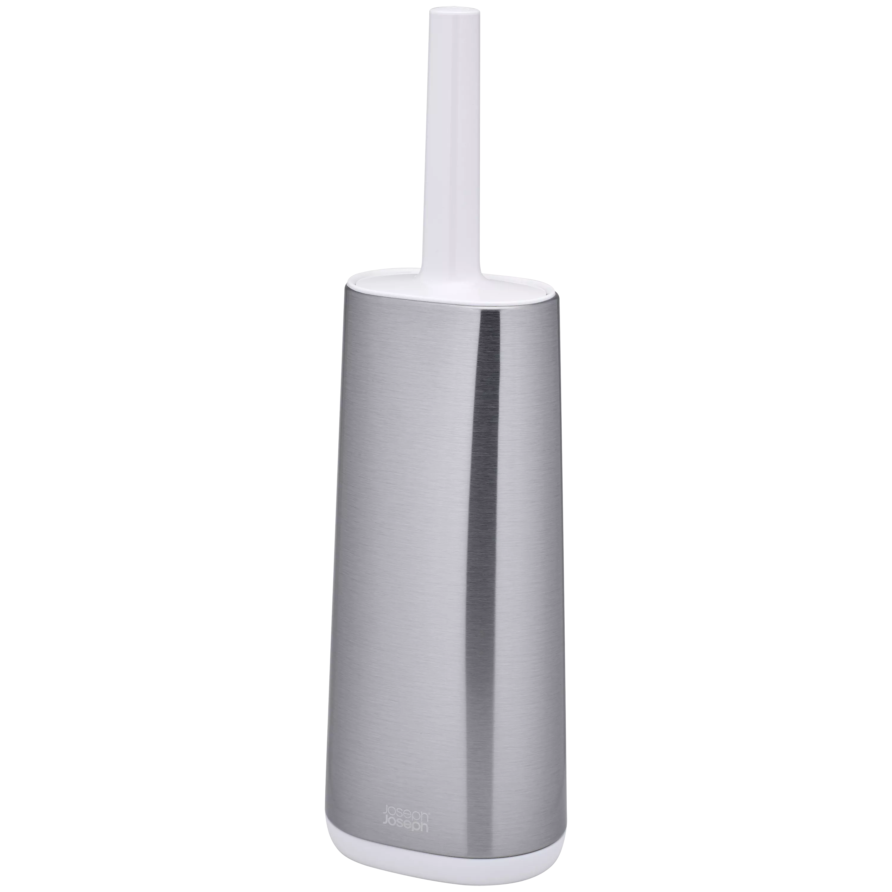 Joseph Joseph flexible D-shaped head toilet brush with steel container - British product