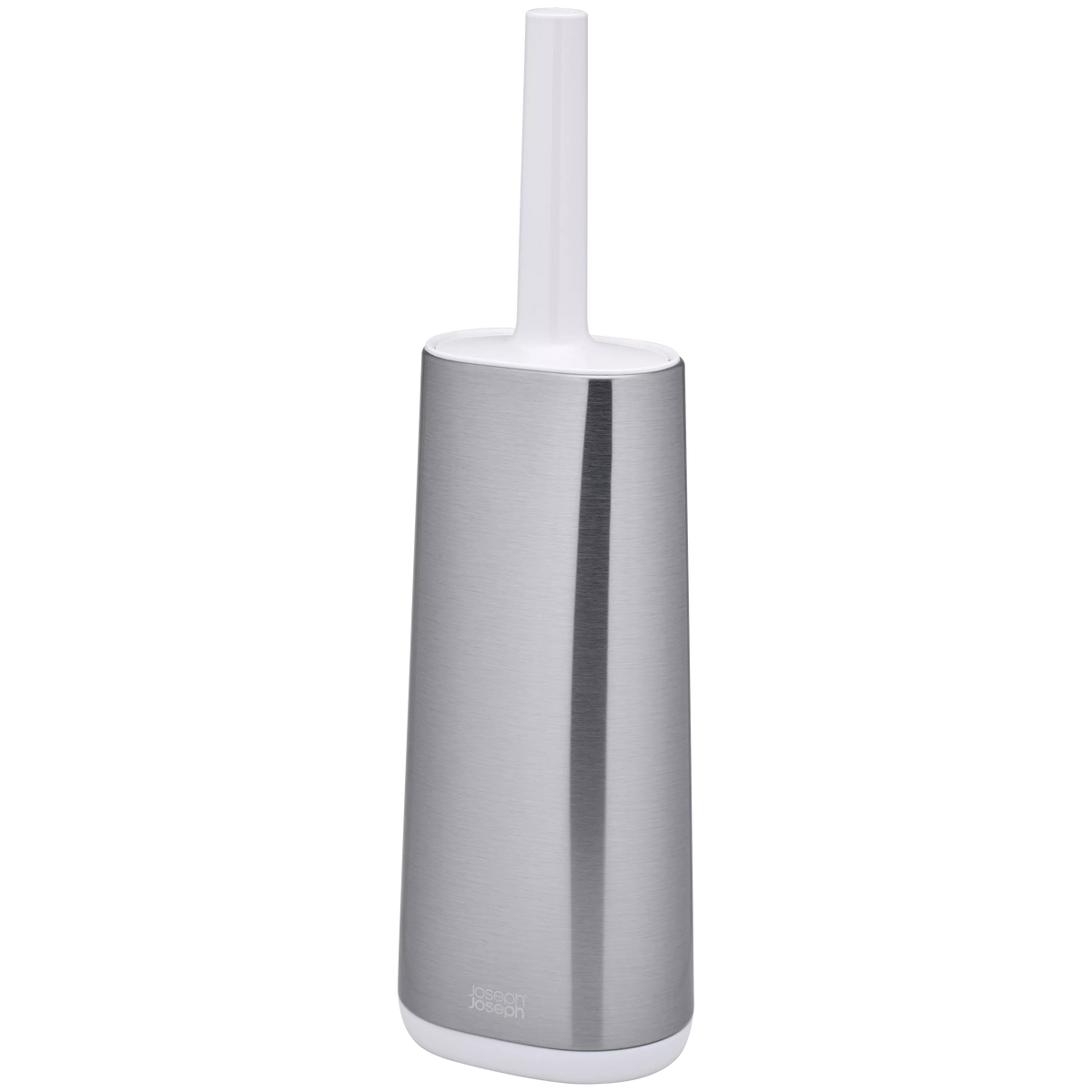 Joseph Joseph flexible D-shaped head toilet brush with steel container - British product