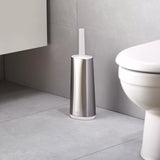 Joseph Joseph flexible D-shaped head toilet brush with steel container - British product