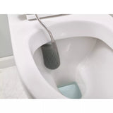 Joseph Joseph flexible D-shaped head toilet brush with steel container - British product