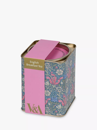 أكياس شاي John Lewis English Breakfast Pyramid Tea Bags in Tin، 20 عبوة، 60 جرام - اشترِ عبر الإنترنت من McGrocer