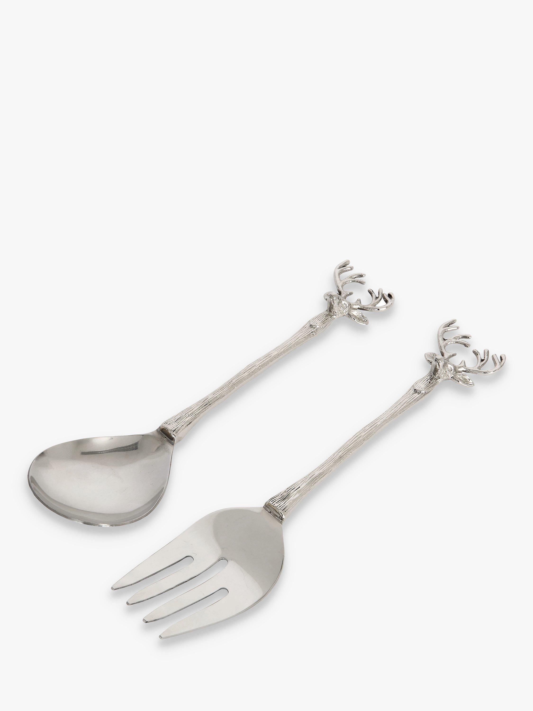Culinary Concepts stag head salad servers - British product