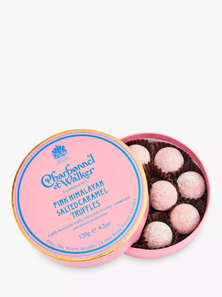 Charbonnel et Walker Pink Himalayan Salted Caramel Truffles, 120g