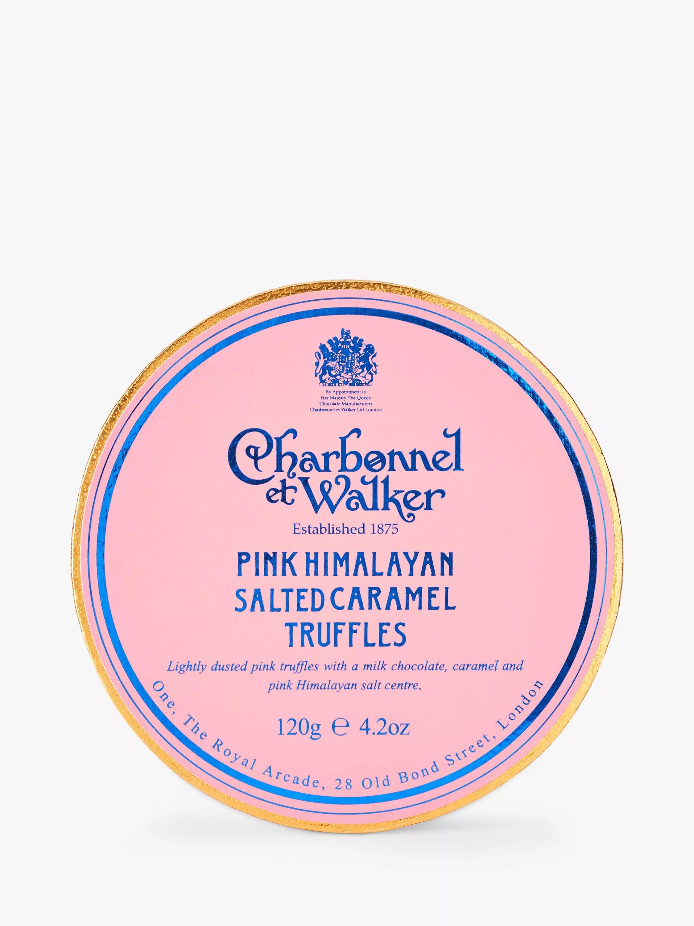 Charbonnel et Walker pink Himalayan salted caramel truffles 120g - British product