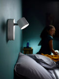 Philips LED single spotlight wall light white 3W (British brand)