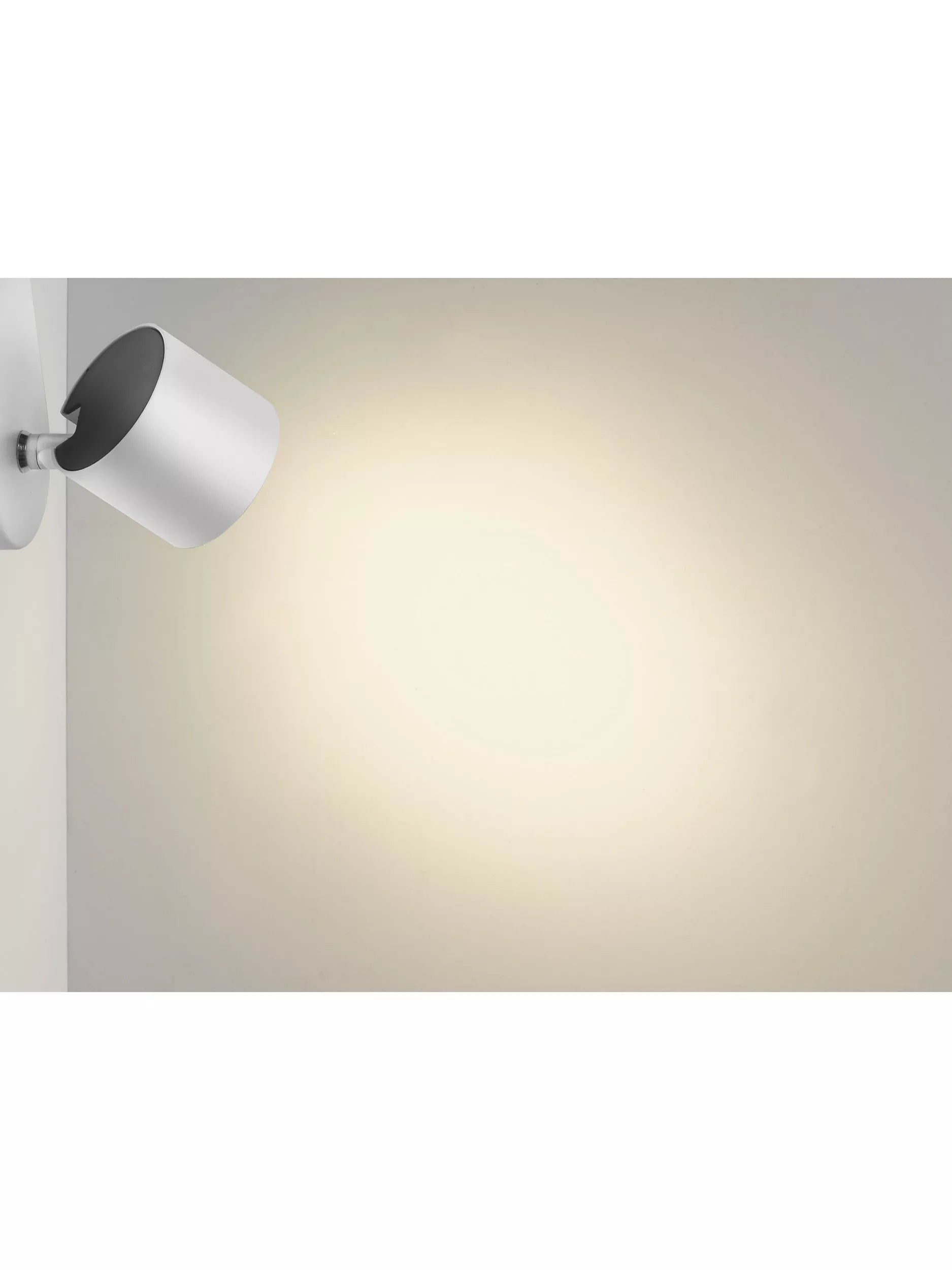 Philips LED single spotlight wall light white 3W (British brand)
