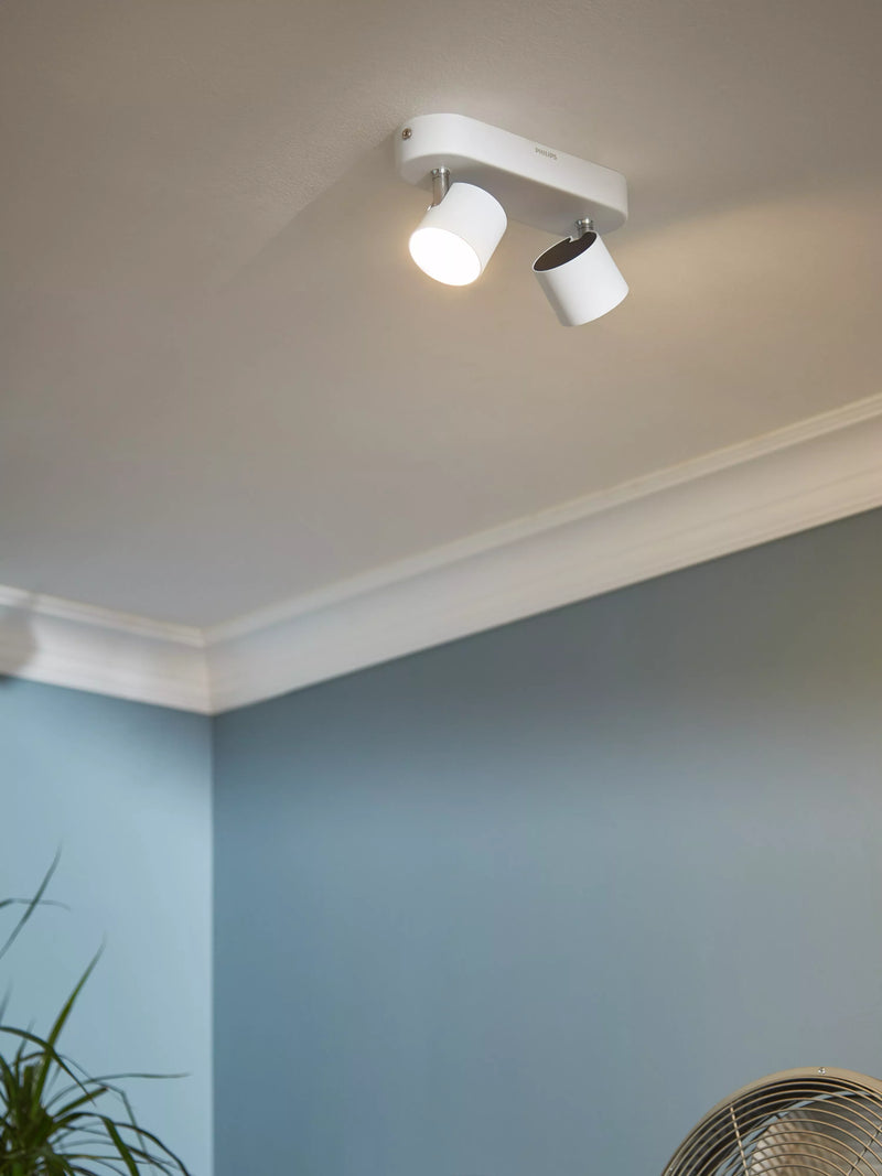 Philips double LED spotlight white 6W (British brand)