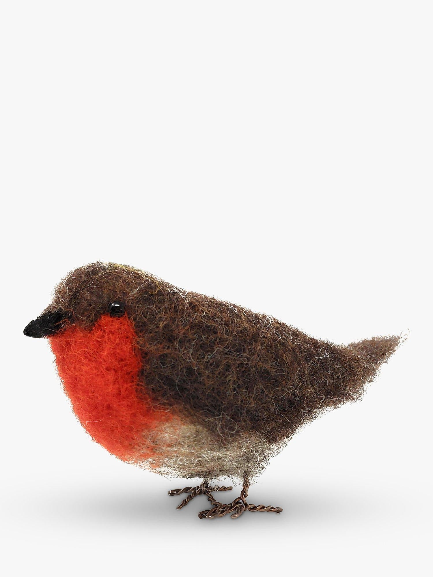 The Crafty Kit Company needle felting robin craft kit (British brand)