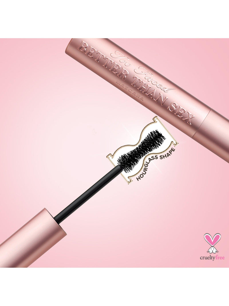 Too Faced Better Than Sex mascara doll-size 4.8g, imported from the UK