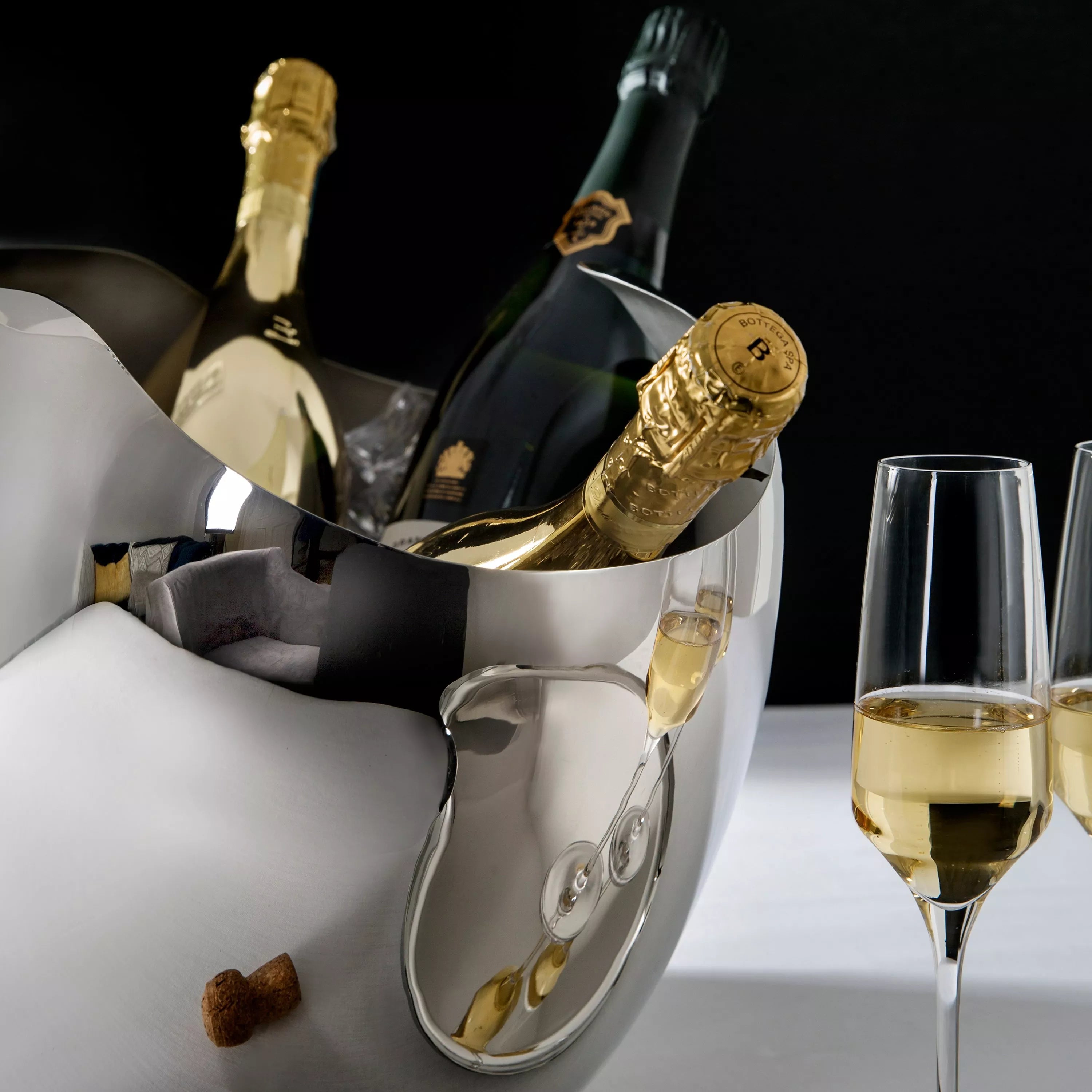 Robert Welch Grand Champagne Cooler for six bottles, imported from the UK