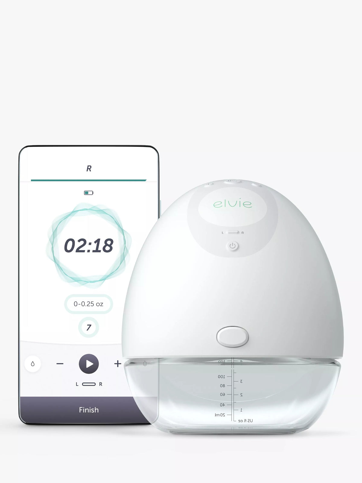 Elvie single electric breast pump - British product