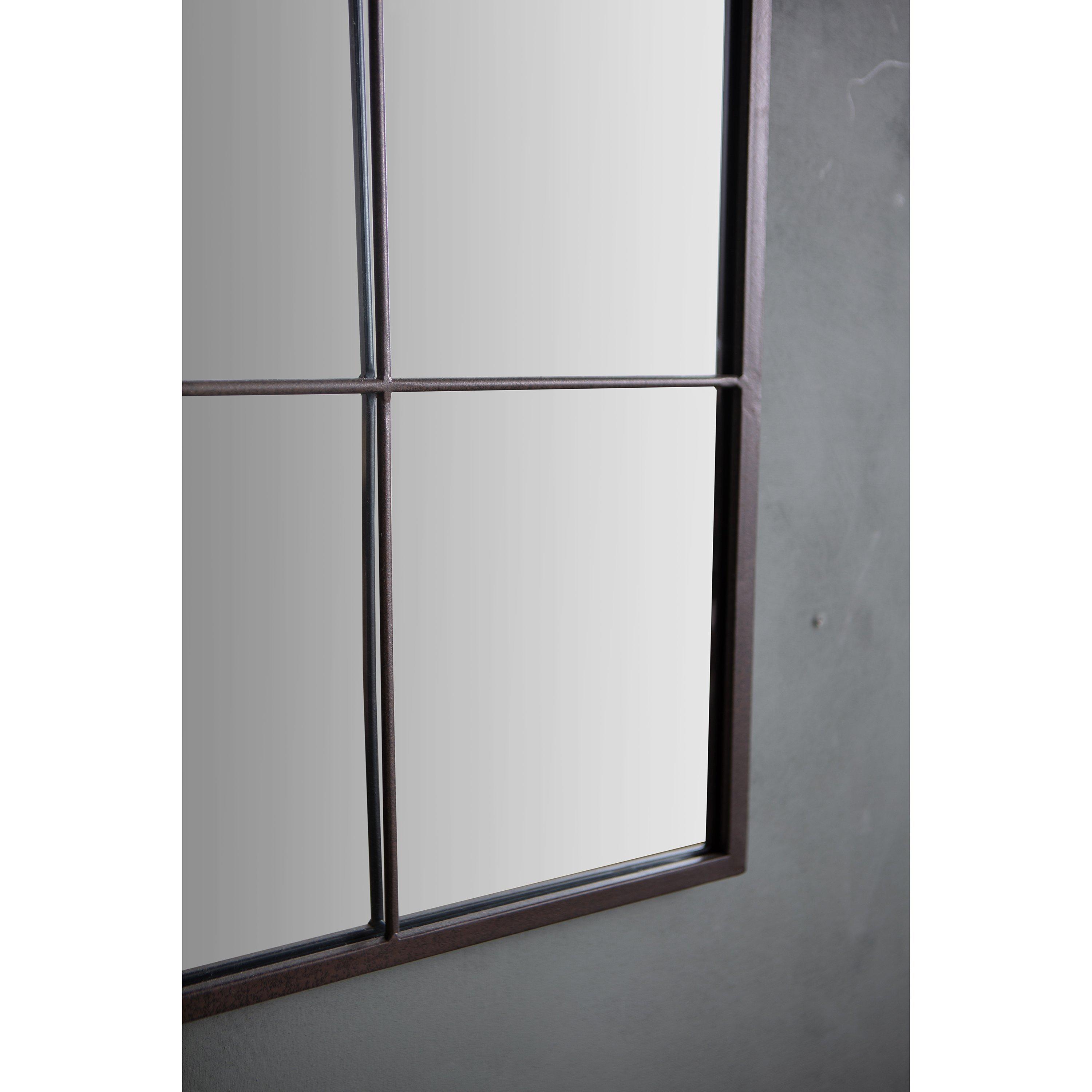 Gallery Direct Amandine rectangular mirror bronze 127cm (British brand)
