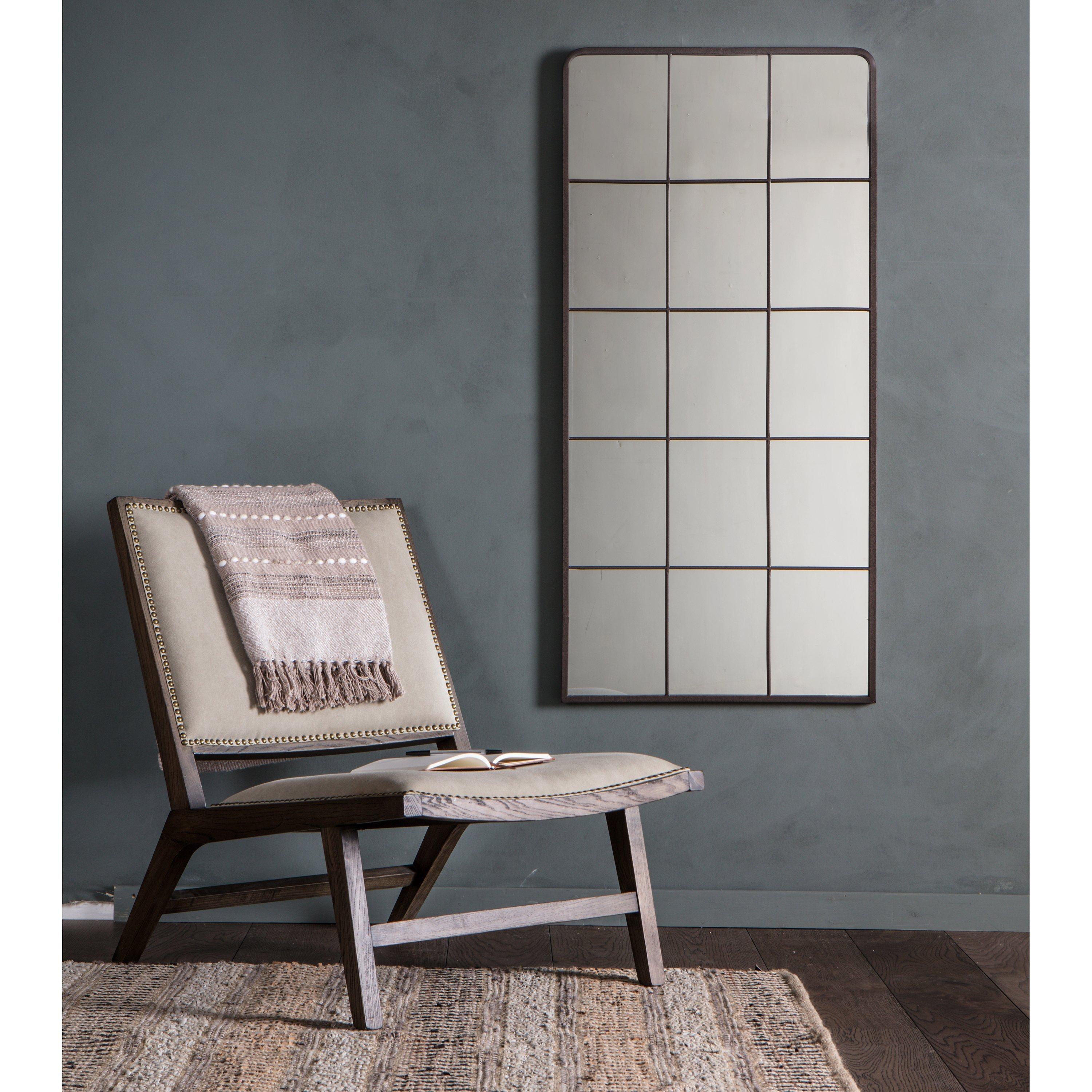 Gallery Direct Amandine rectangular mirror bronze 127cm (British brand)