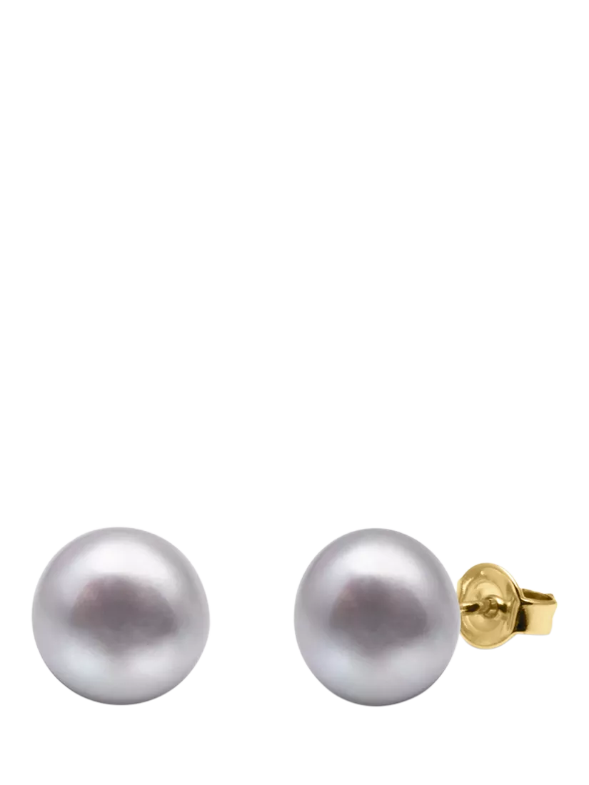 E.W Adams 9ct Gold Freshwater Pearl Stud Earrings