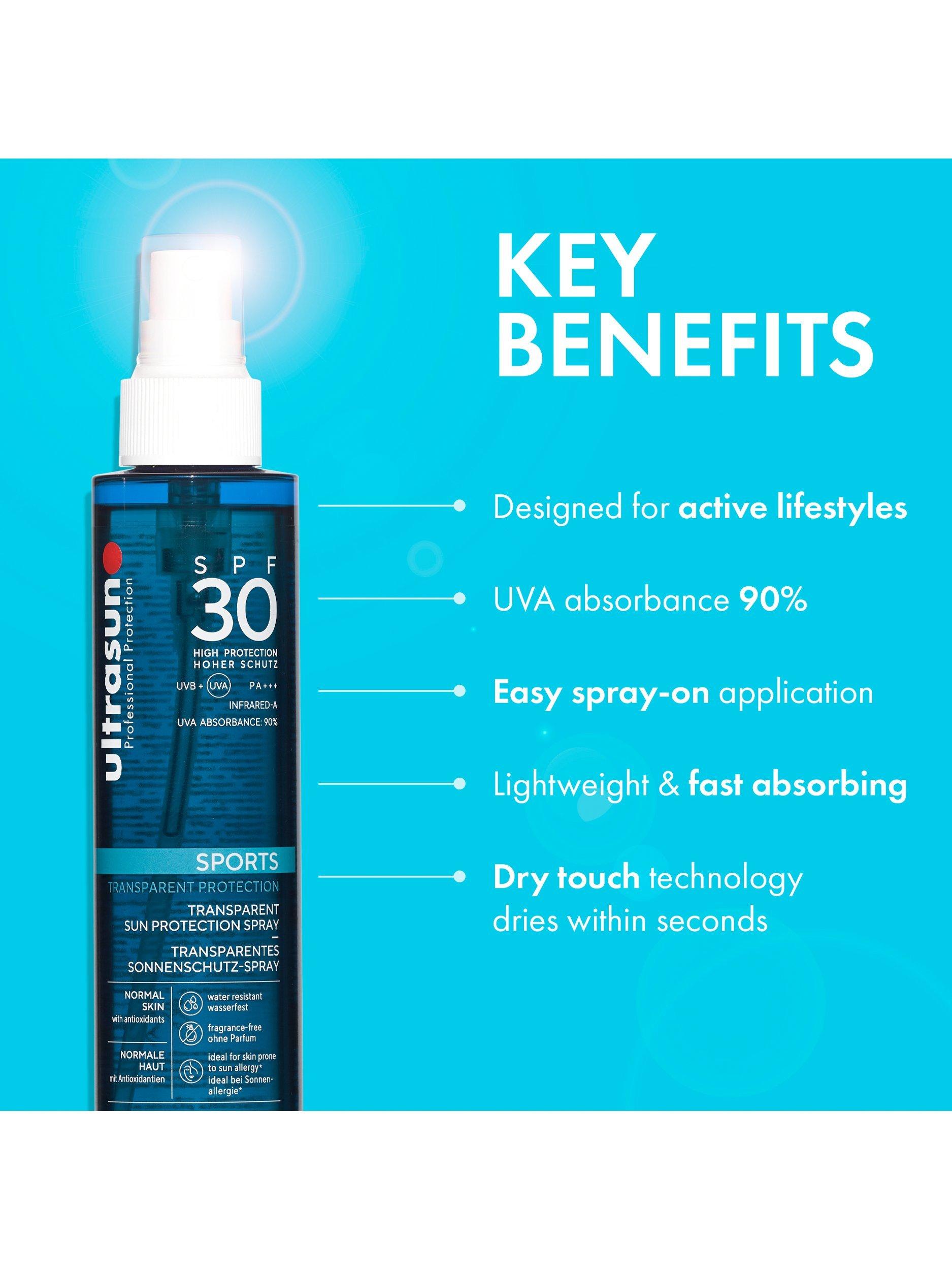 Ultrasun Sports Spray SPF 30 150ml (British brand)