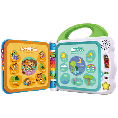 John Lewis LeapFrog Learning Friends 100 Words Book Bilingual Interactive Learning Book- Buy online at McGrocer