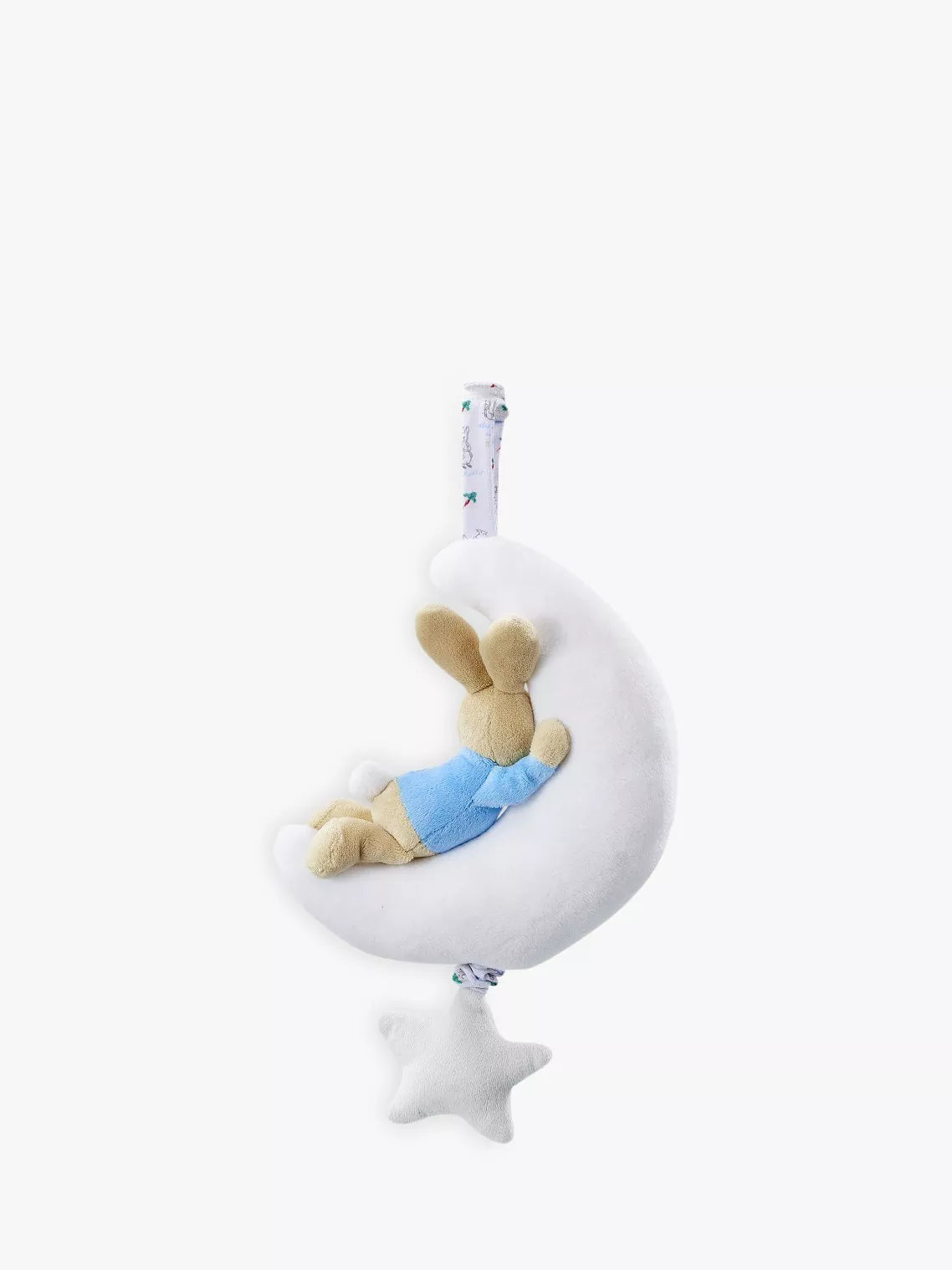 Musical plush toy with Peter Rabbit character and soothing lullaby, imported from the UK