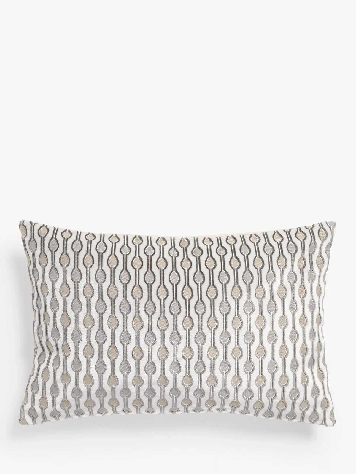 John Lewis Revina velvet teardrop cushion 60x40cm, UK version