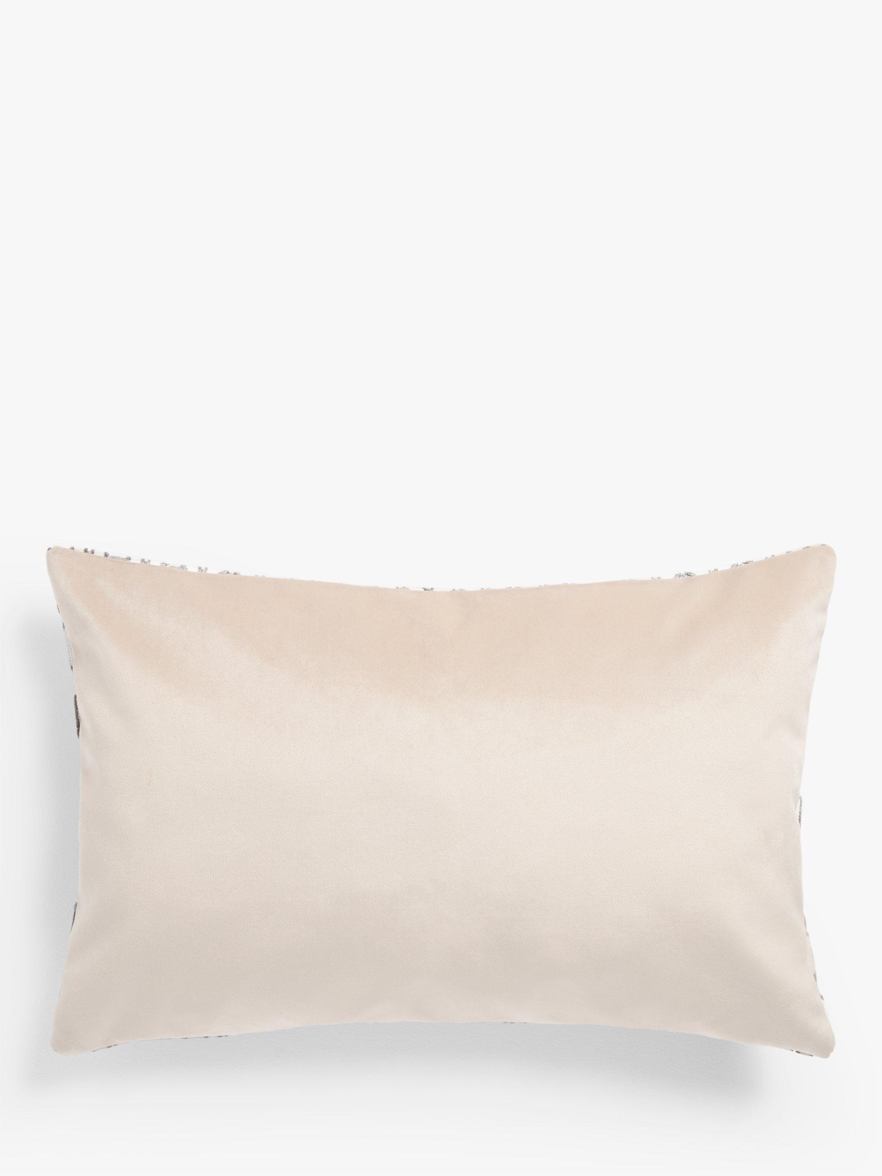 John Lewis Revina velvet teardrop cushion 60x40cm, UK version