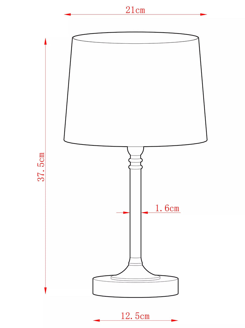 John Lewis Isabel touch table lamp large, UK version