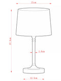 John Lewis Isabel touch table lamp large, UK version