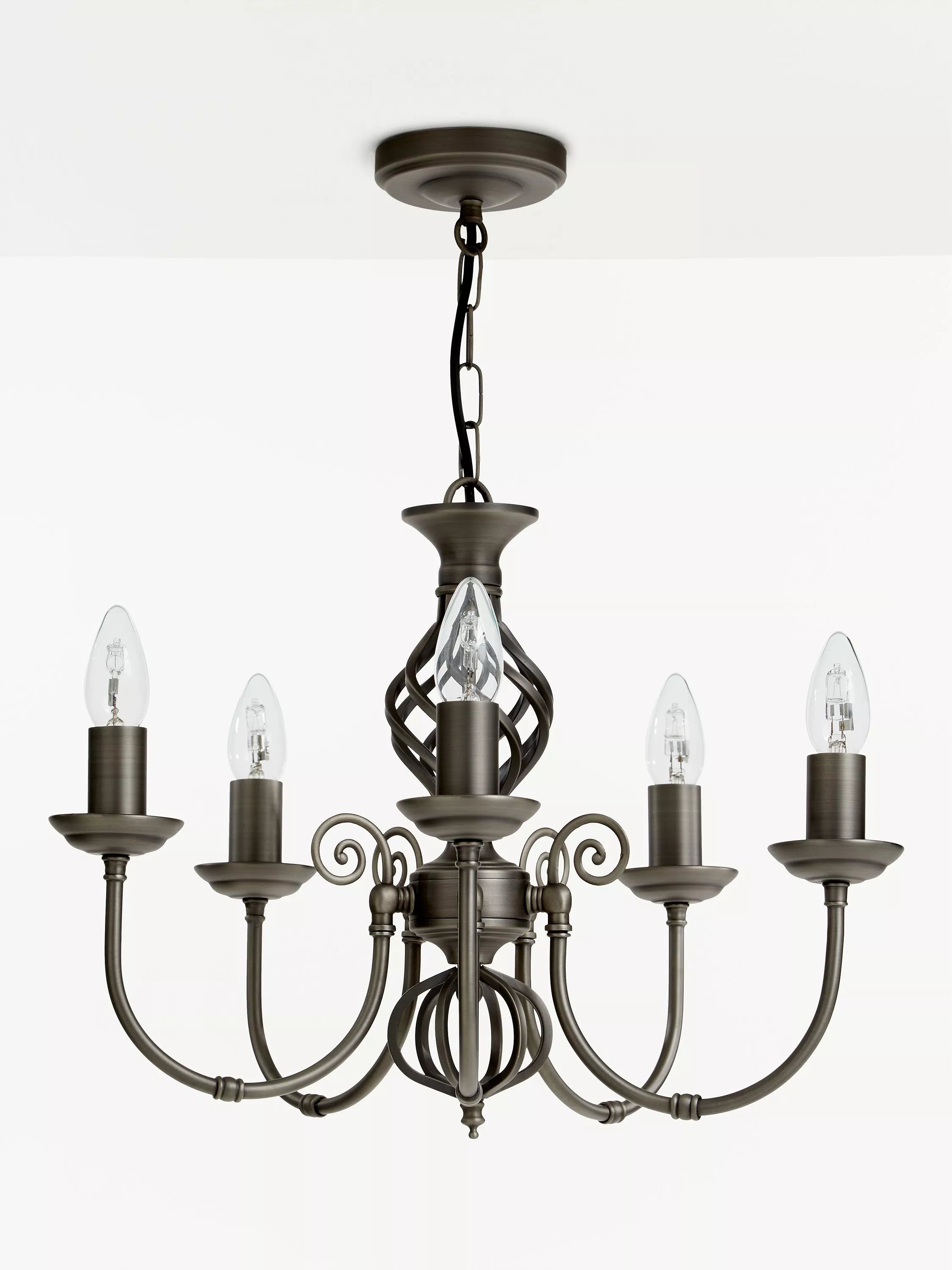 John Lewis Malik chandelier antique finish, UK version