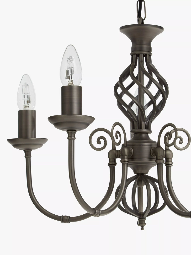 John Lewis Malik chandelier antique finish, UK version