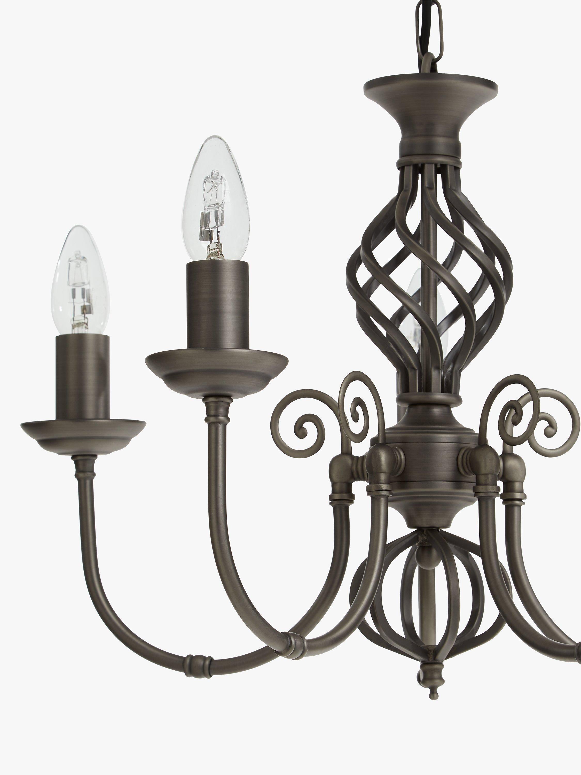 John Lewis Malik chandelier antique finish, UK version