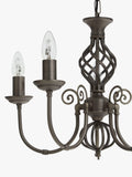 John Lewis Malik chandelier antique finish, UK version