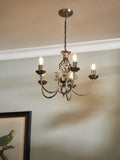 John Lewis Malik chandelier antique finish, UK version