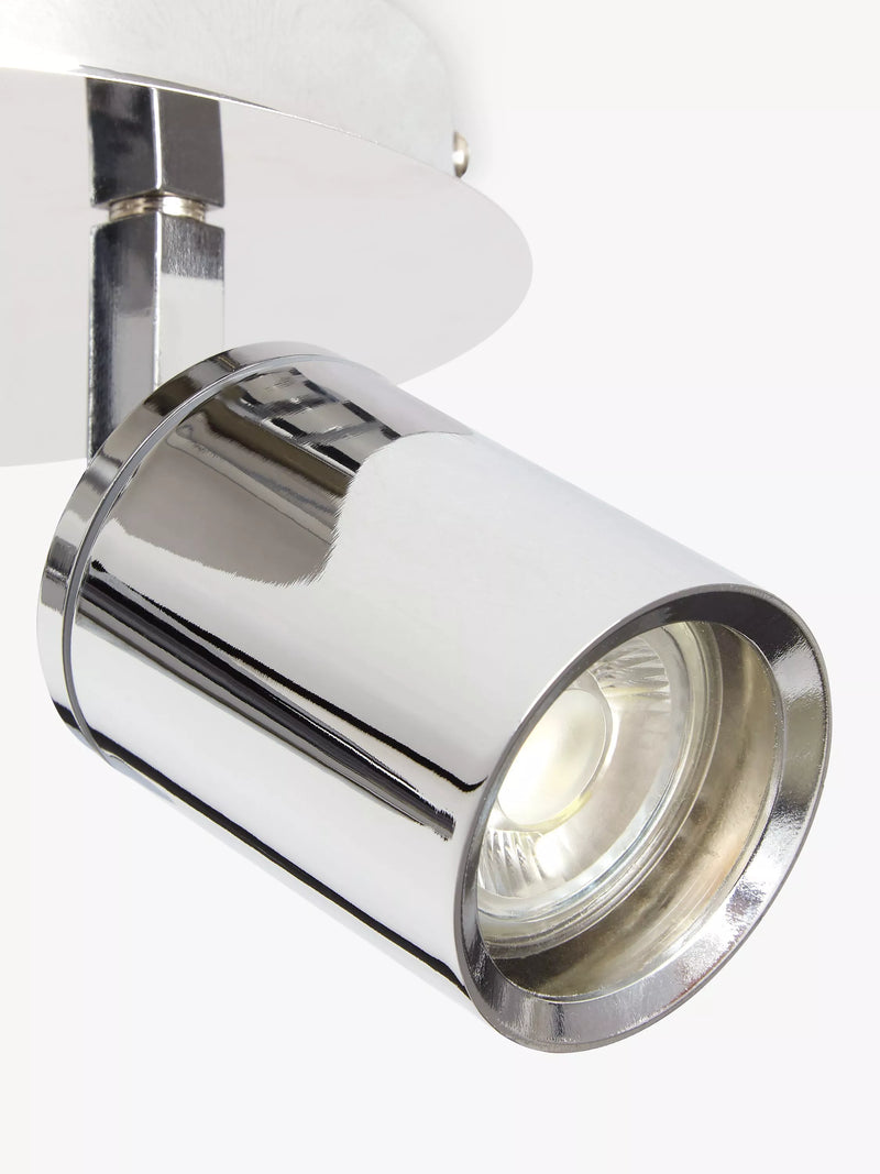 John Lewis Andorra LED ceiling light chrome 3 arm - British product