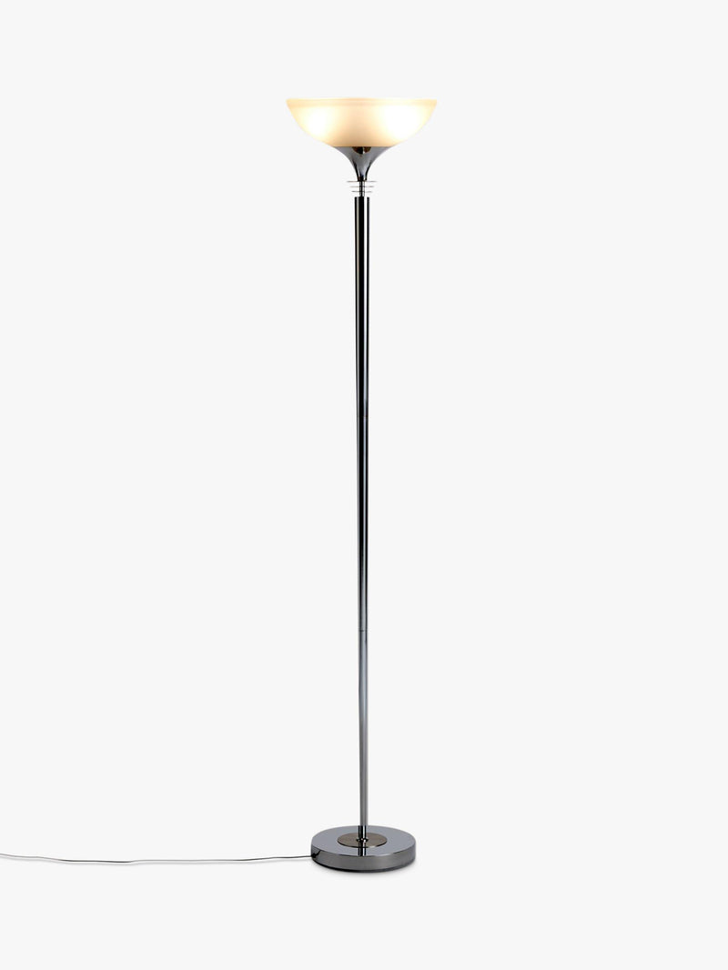 John Lewis Azure uplighter floor lamp tall metal glass, UK version