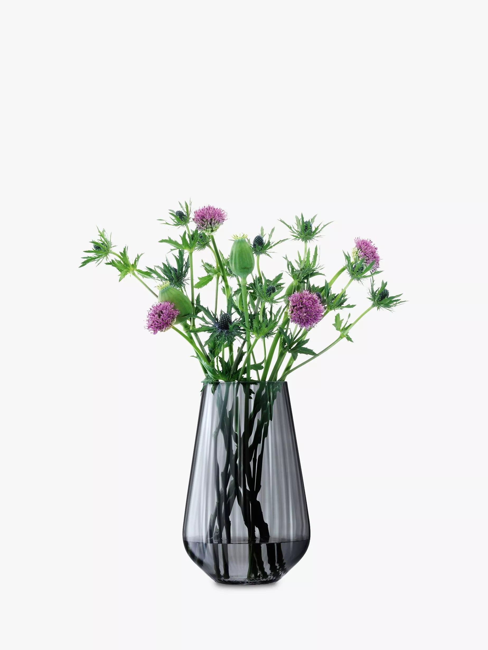 LSA International lantern vase zinc lustre H28cm, UK version