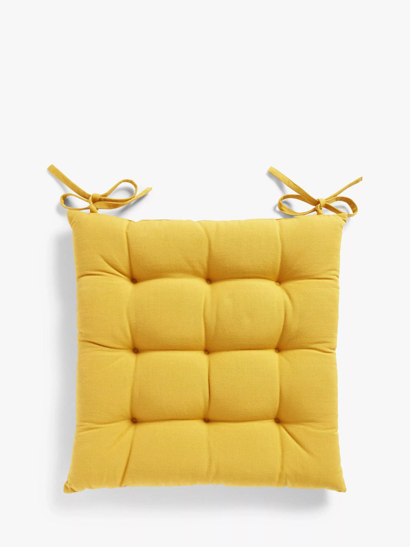 John Lewis Plain Seat Pad 43x43cm