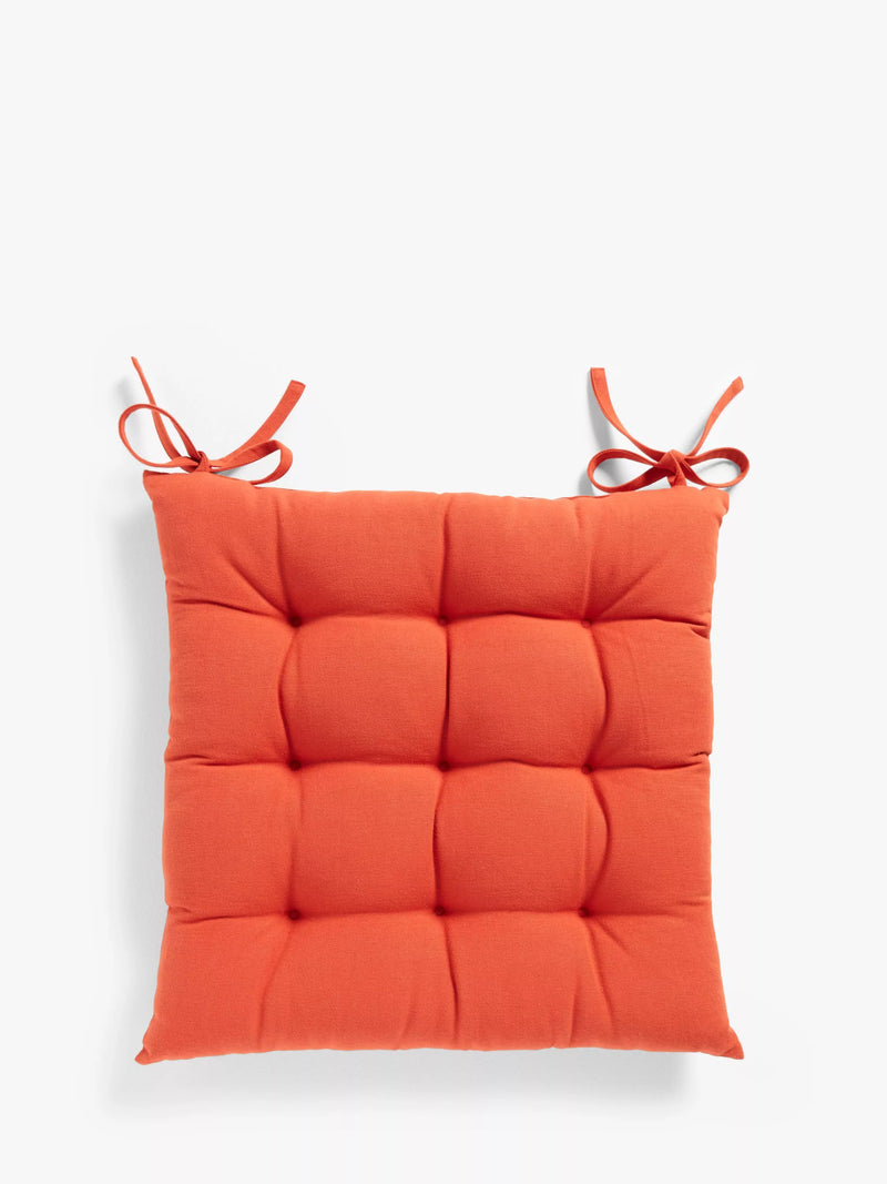 John Lewis Plain Seat Pad 43x43cm