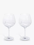 Dartington Crystal Glitz gin copa glass 610ml set of two - British product