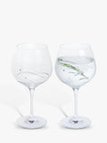 Dartington Crystal Glitz gin copa glass 610ml set of two - British product