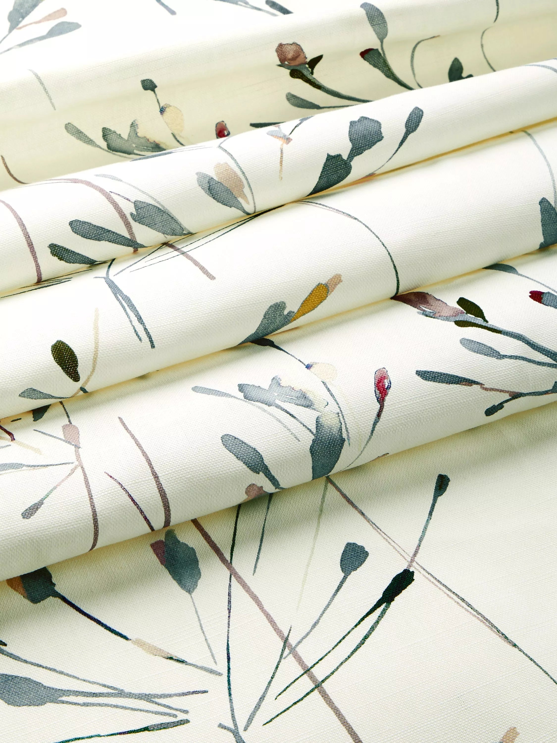 John Lewis Nerine furnishing fabric cotton linen floral pattern (British brand)