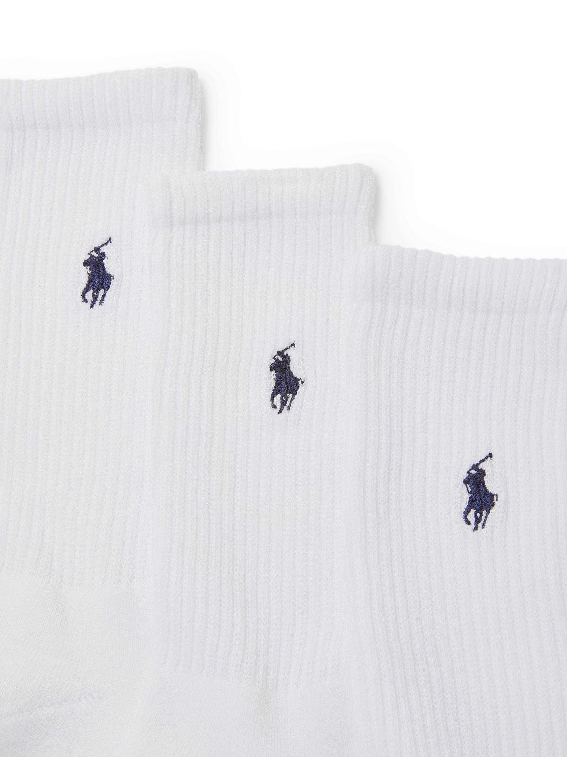 Ralph Lauren white sports socks pack of 3, imported from the UK