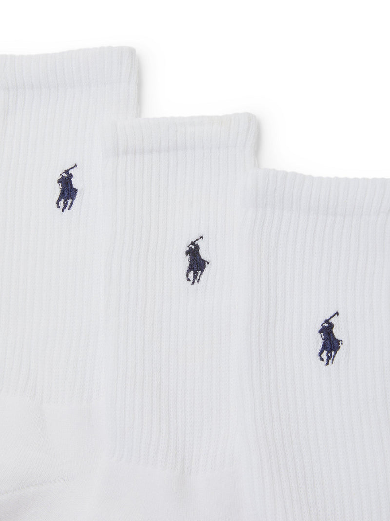 Ralph Lauren white sports socks pack of 3, imported from the UK