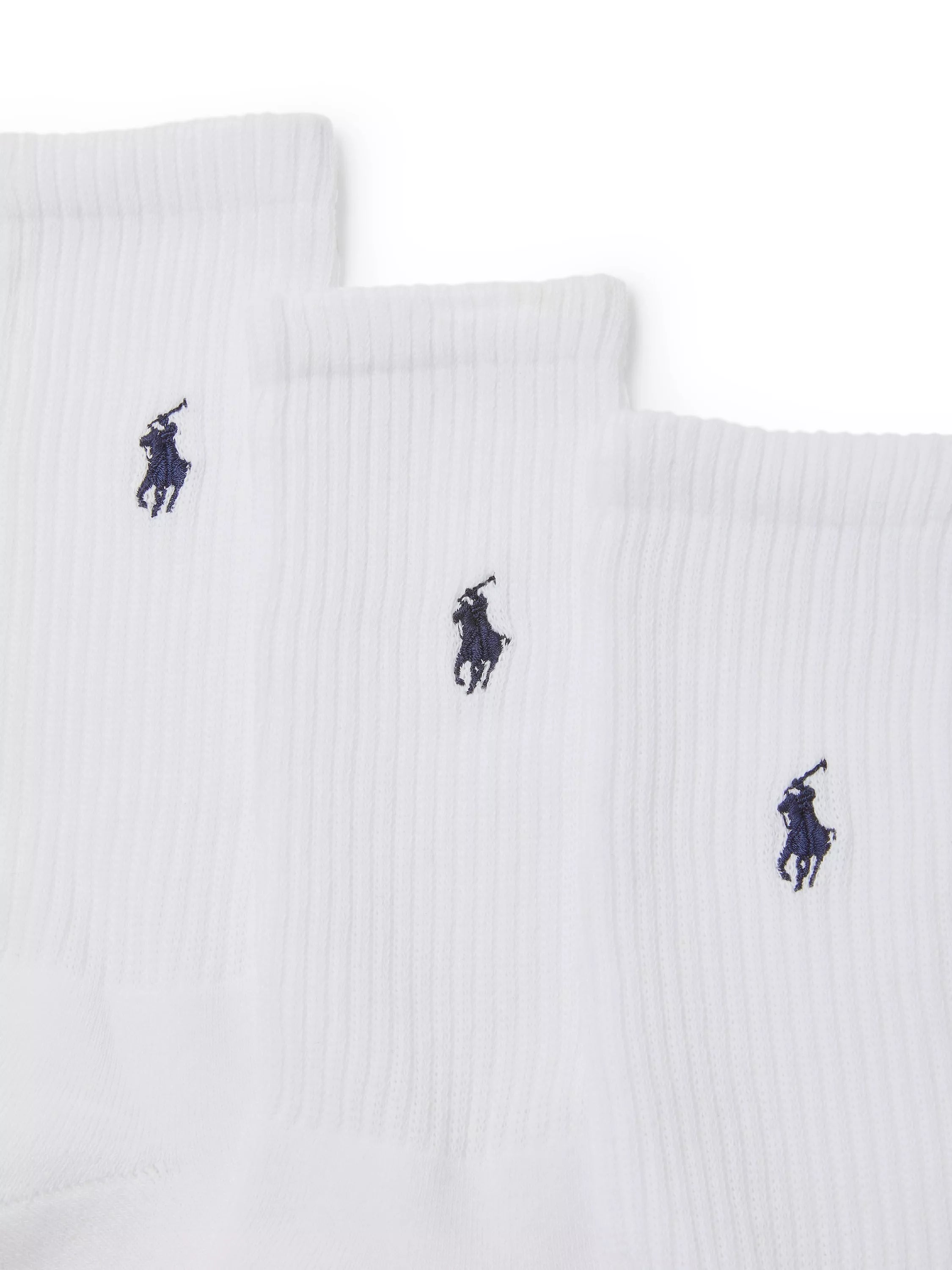 Ralph Lauren white sports socks pack of 3, imported from the UK