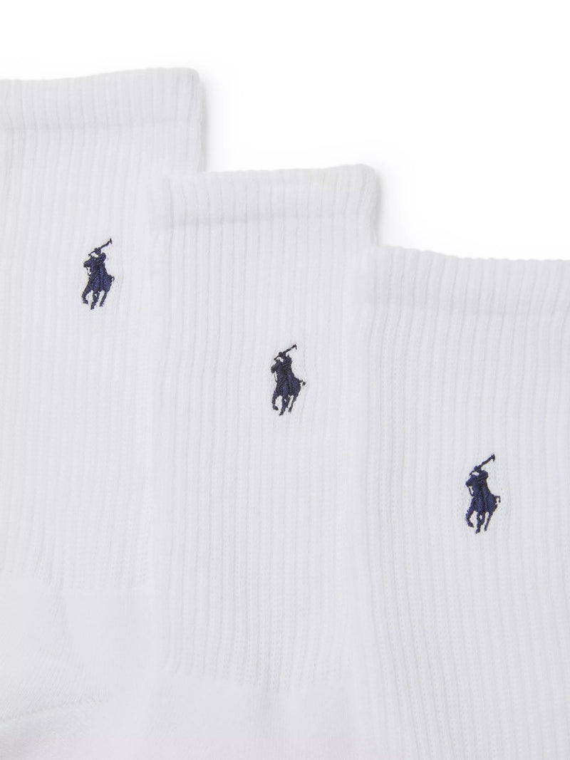 Ralph Lauren white sports socks pack of 3, imported from the UK
