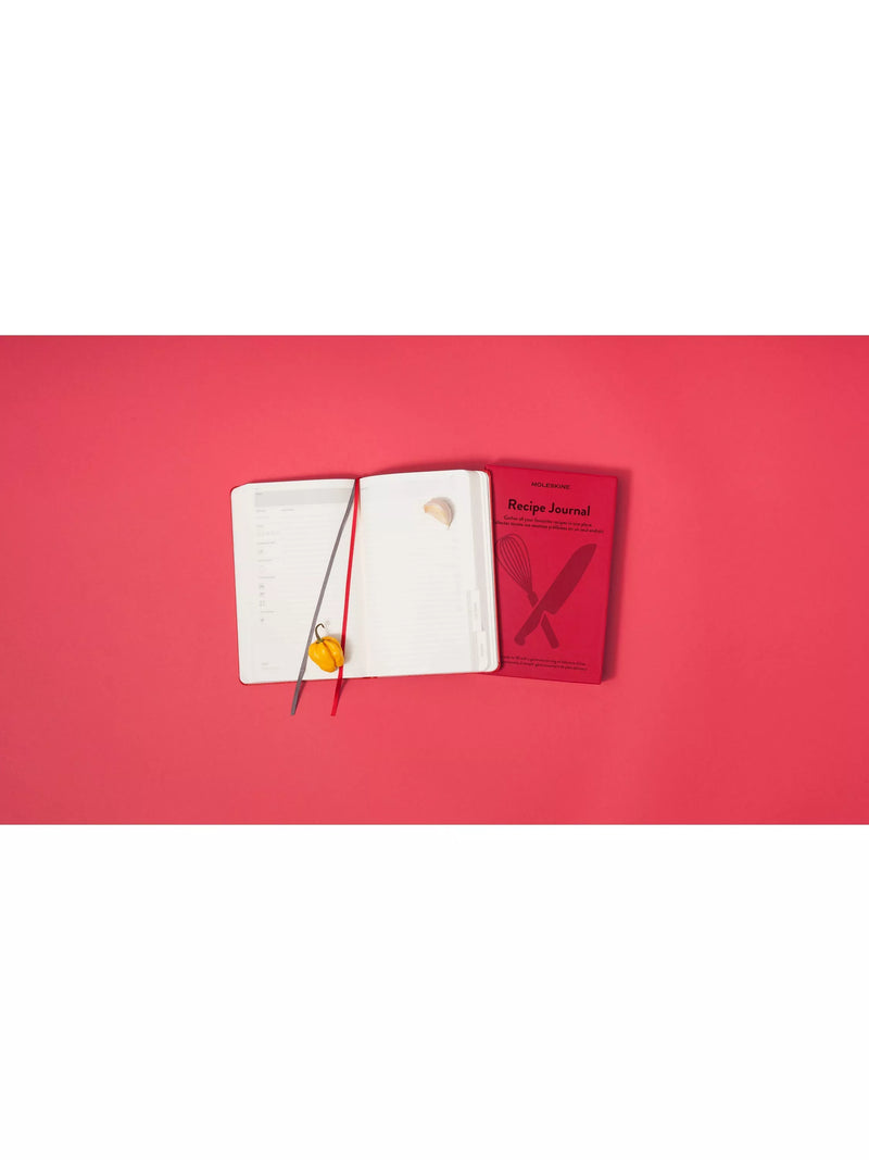 Moleskine Passion Recipe Journal with themed sections, imported from the UK