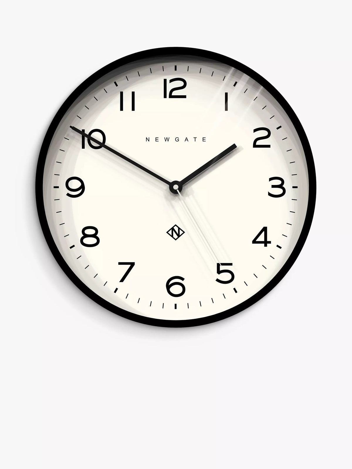 Newgate Clocks Echo analogue wall clock 37cm, UK version