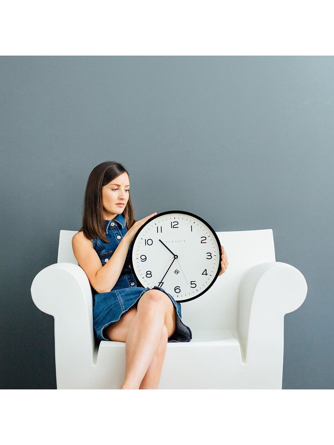 Newgate Clocks Echo analogue wall clock 37cm, UK version