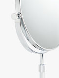 John Lewis magnifying pedestal mirror 3x brass glass - British product